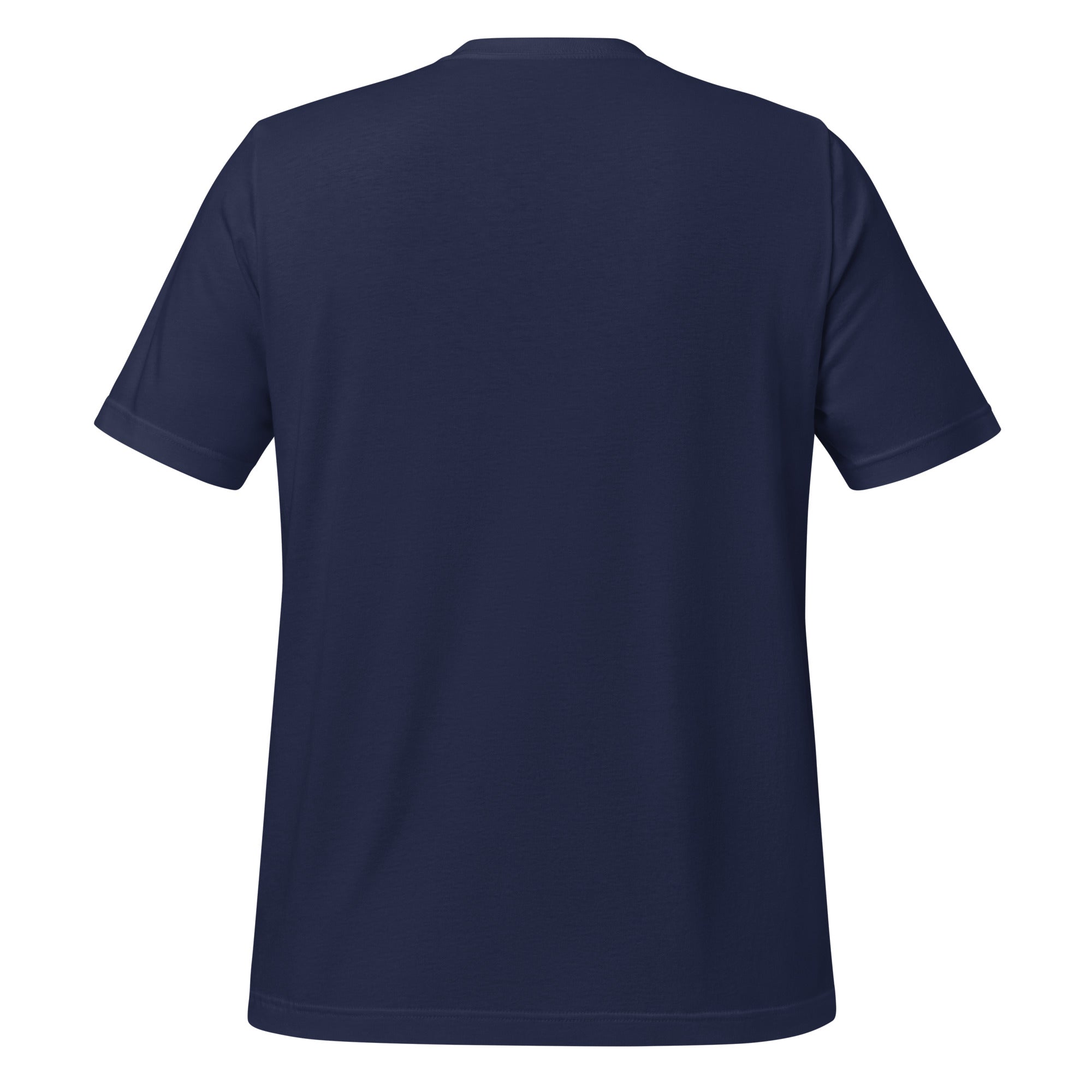 Nothing Scares Me I'm a Nurse t-shirt in Navy, back print detail | XGRITX