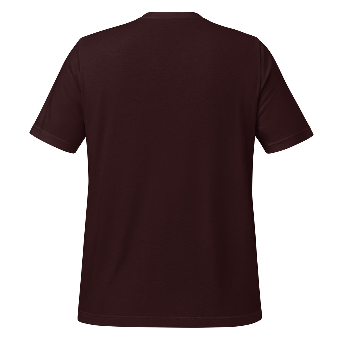 Nothing Scares Me I'm a Nurse skeleton t-shirt in Oxblood Black, back view | XGRITX