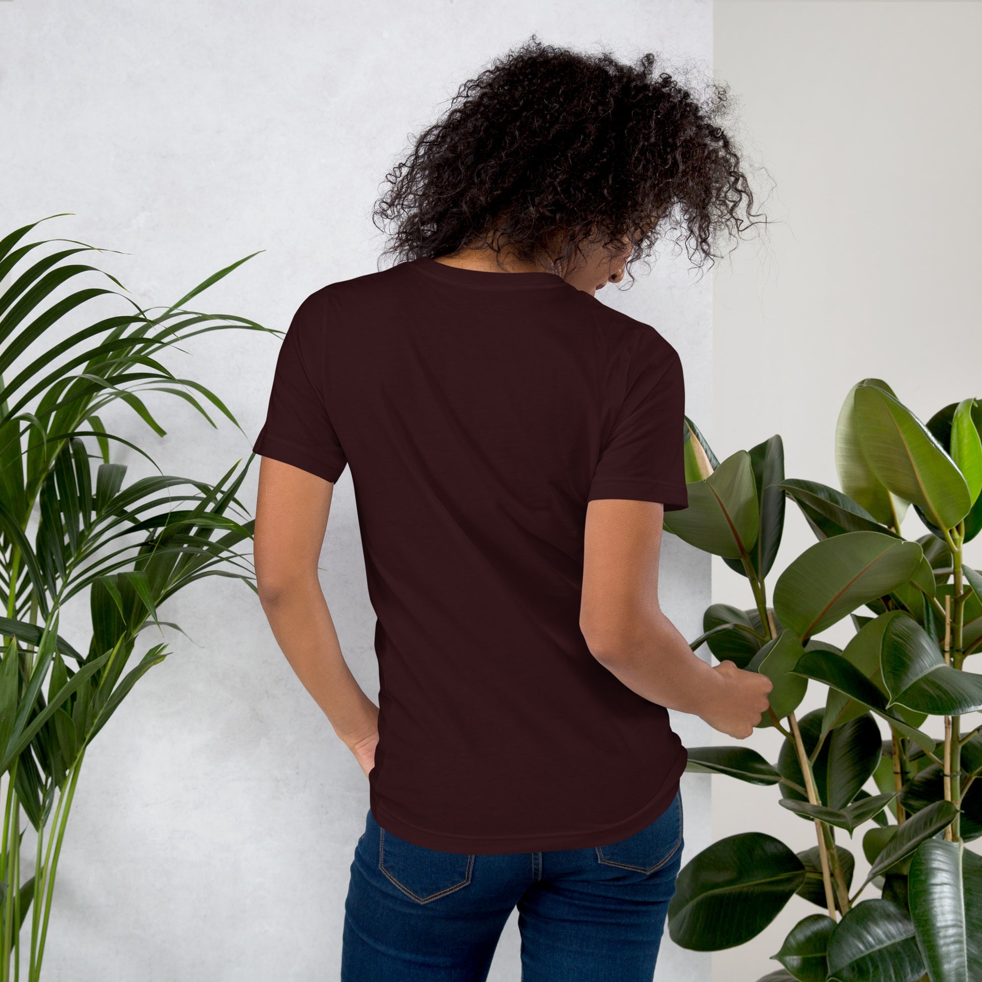 I'm a Nurse t-shirt in Oxblood Black, back view | XGRITX