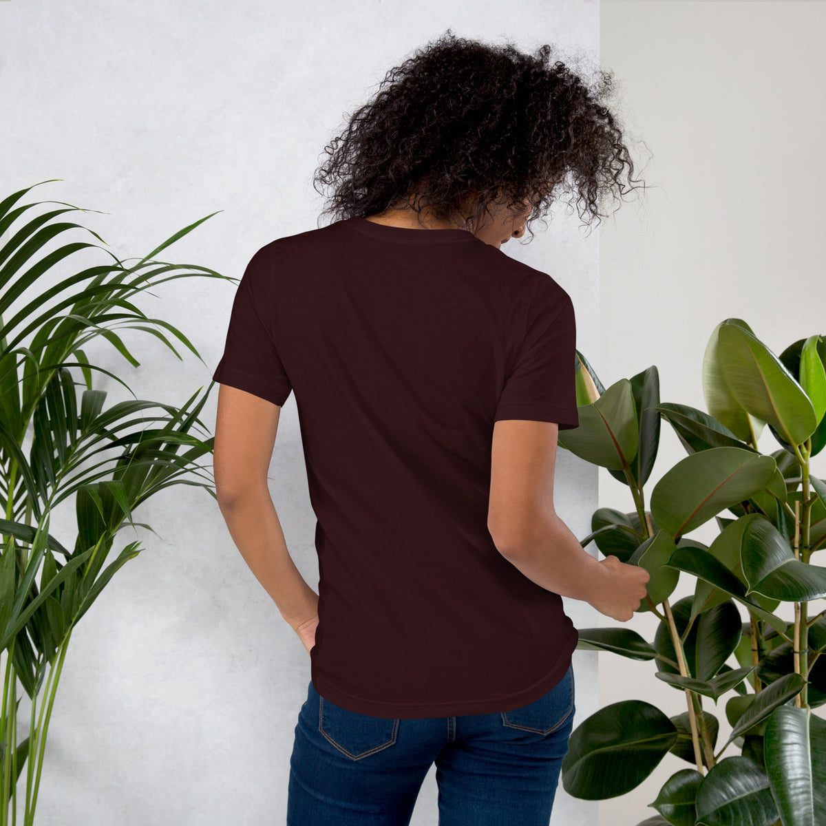 I'm a Nurse t-shirt in Oxblood Black, back view | XGRITX